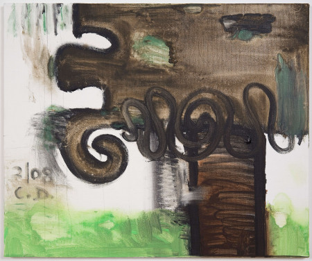 Untitled (2/08), Mixed media on linen