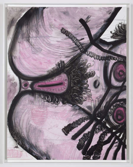 Untitled (5), Mixed media on linen