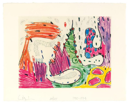 (Alpha)SevenPlaces, Album of sevenIntaglio prints on gampi on J. Whatman 1952 handmade paper