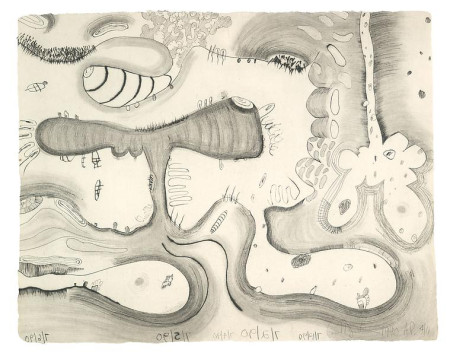 At the Edge, Drypoint on Angoumois a la main paper