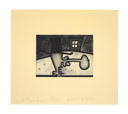 Atmospherics (House), Portfolio of eight etchings on Queen Anne Bible Yellow Ruscombe paper, boxed