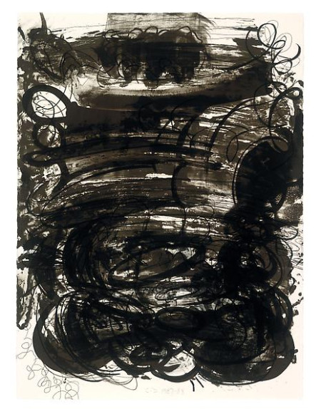 Black(5th), Lithograph on Arches paper, with folder
