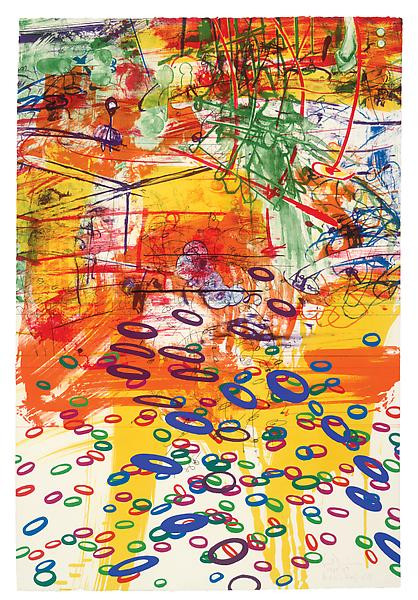 Full Spectrum, Lithograph and screenprint on J.B. Green paper