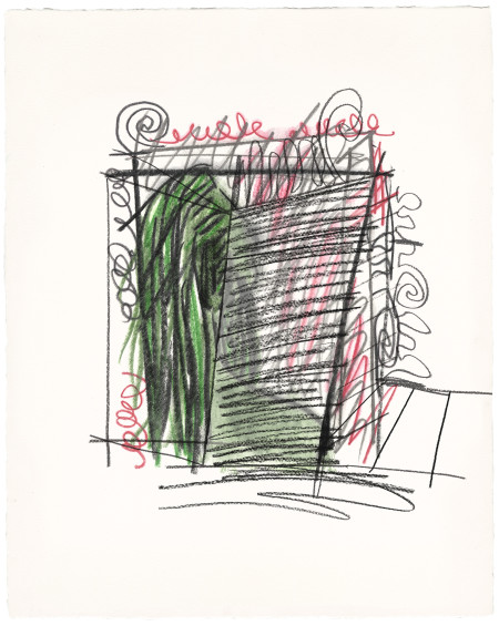 Green Self Model (III), Lithograph