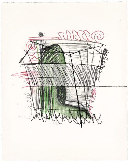 Green Self Model (IV), Lithograph