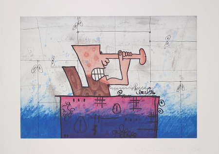 Island, Intaglio on Arches En-tout-cas paper