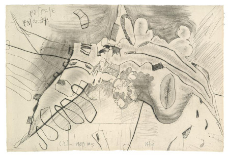 Shadows(#5), Drypoint on Richard de Bas handmade paper