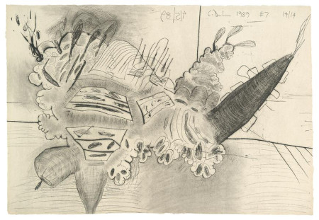 Shadows(#7), Drypoint on Richard de Bas handmade paper