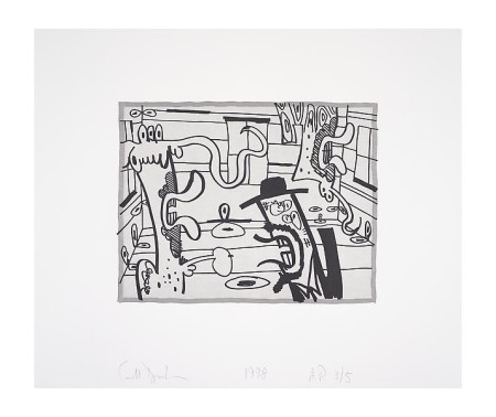 The Alienist's House, Suite of four relief prints on Fabriano Tiepolo paper, boxed