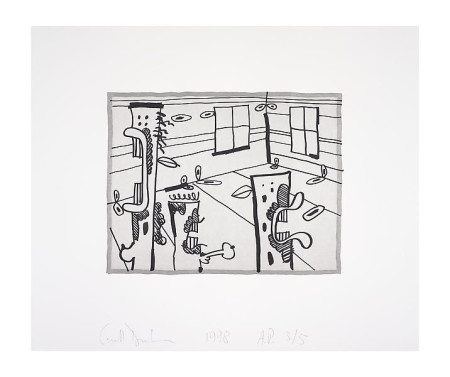 The Alienist's House, Suite of four relief prints on Fabriano Tiepolo paper, boxed