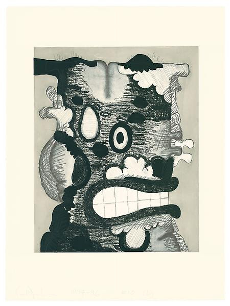 Undone (D), Intaglio in seven progressive states (A-I) with twenty-six unique prints on Arches En-tout-cas paper