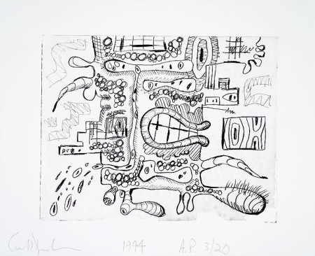 Untitled, Siligraph on Zerkall paper