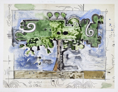 Untitled, November 16, Nov 27, Nov 30, 2006, Monotype in watercolor and pencil on Lanaquarelle paper