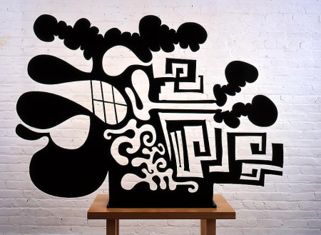 Frozen Shadows (Female Spirit V), Stainless steel, painted